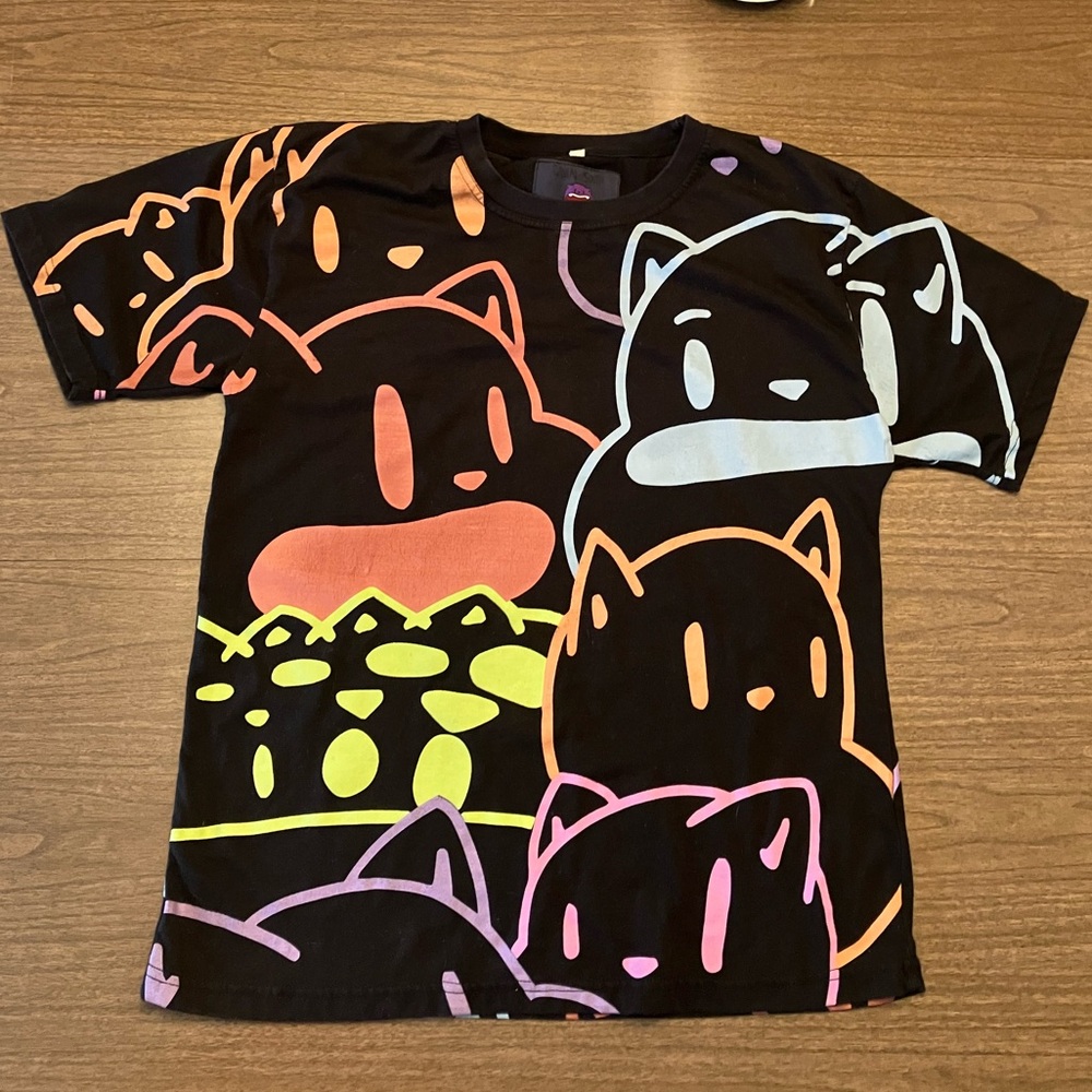 Gavin South crazy cat t-shirt